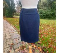 Latham & Taylor Women's Tweed Classic Skirt - Navy - Size: UK12