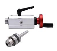 Lathe Accessories Drilling Live Center Mini Beads Machine Woodworking Lathe B12 Chuck(Extended 2)