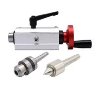 Lathe Accessories Drilling Live Center Mini Beads Machine Woodworking Lathe B12 Chuck(Extended 4)
