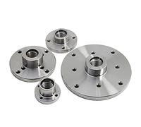 Lathe Accessories, Wooden Lathe Chuck Faceplate, M33 X 3.5/1 Inch X 8TPI / M18 X 2.5 Threaded Flange Faceplate, Woodturning Tool Accessories(100mm M33X3.5)(75mm 1inchX8TPI)