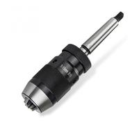 Lathe Bearing Chuck, 1-16mm MK2 Accessories Lathe Tool MT2-B16 Arbor Live Center Drill Chuck Taper Steel Self Tighten Keyless Portable Home