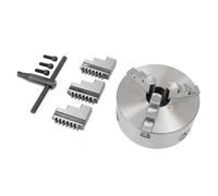 Lathe Bearing Chuck, 80mm 3 Inch 3 Jaw Self Centering Lathe Chuck K11-80 Metal Scroll Chucks for Drilling Milling Machine