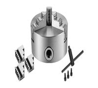 Lathe Bearing Chuck, K11 Lathe Chuck 3 Jaws Manual Self-Centering K11-100 K11-125 K11-160 K11-200 W/Mounting Bolt for Grinding Milling Turning(K11-125)