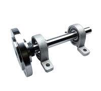 Lathe Bearing Chuck, M14x1mm M14 Spindle Thread Chuck Flange Back Plate Base Adapter Bearing Shank Arbor Fit K11-80 K12-80 K11-100 K12-100(K11-80 K12-80)