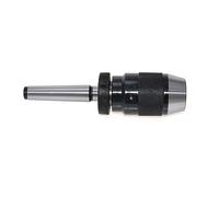 Lathe Bearing Chuck, Self Tighten Lathe Tool MT2-B10 B12 B18 B22 Arbor Accessories Keyless Machine Accurate Drill Chuck Steel Live Center(MT2-B18(1MM-16MM))