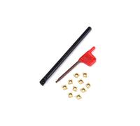 Lathe Boring Bar Turning Holder with 10pcs CCMT060204-HM Inserts