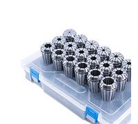 Lathe Chuck, 1 Set Hight Precision ER32 Collet Chuck 3/4/5/6/7/8/9/10/11/12/13/14/15/16/17/18/19/20 Lathe Mill CNC Milling Tool Holder(AA ER32-18PCS)