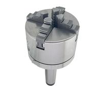 Lathe Chuck, 100mm with MT2 Chuck Flange Fix Type Morse Flange Shank Adapter 100mm for 3 Jaw(K12-100 Plus MT2-100)