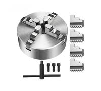 Lathe Chuck 125mm 160mm K12-125 K12-160 4 Jaw Self-Centering Manual W/Mounting Bolts for Grinding Milling Lathe Machines (Color : K12-160 160mm)