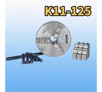 Lathe Chuck 125mm 3 Jaw Self-Centering Lathe Chuck K11-125 Precision Metal Lathe Chuck Manual Scroll Chuck