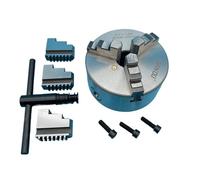 Lathe Chuck 125MM Big Bore 38MM 3 Jaw Self-Centering Chuck Manual Scroll Chuck Manual Type