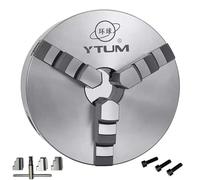 Lathe Chuck 125mm High Precision 3 Jaw Self-Centering Chuck K11-125 Metal Lathe Chuck Manual Scroll Chuck