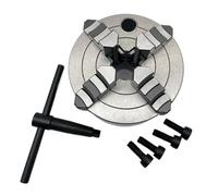 Lathe Chuck 125mm Precision Metal Manual Chuck 4 Jaw Independent Chuck K72-125 Chuck Manual Type for Lathe