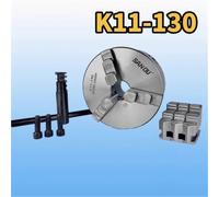 Lathe Chuck 130mm 3 Jaw Self-Centering Lathe Chuck K11-130 Chuck Jaw Manual Chuck
