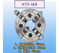 Lathe Chuck 160mm 4 Jaw Lathe Chuck K72-160 Independent Chuck Metal Lathe Chuck 4 Jaw Chuck for Bench Lathe