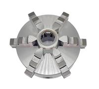 Lathe Chuck 160MM 6 Jaw Self-Centering Chuck with One Set Internal Jaw and One Set External Jaw