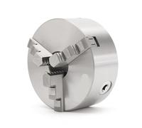 Lathe Chuck 160mm Metal Chuck 3 Jaw Self-Centering K11-160 Manual