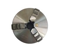 Lathe Chuck, 1Set K11-80 3 Jaws Manual Lathe Chuck with Turning Machine Tools Accessories 3-Jaw Self-Centering Metal