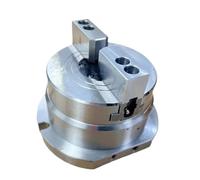 Lathe Chuck 2 Jaw Hollow 6 Inch Pneumatic Vertical Air Chuck Hole Diameter 38mm