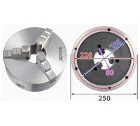 Lathe Chuck 250mm 3 Jaw Self-Centering Chuck K11-250 Manual Chuck Scroll Chuck Metal Lathe for Bench Lathe