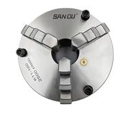 Lathe Chuck 250mm Manual Metal Chuck K11-250 Precision 3 Jaw Self-Centering Chuck Scroll Chuck(K11-250 Front Mount)