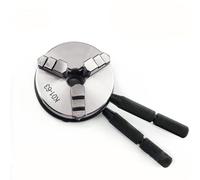 Lathe Chuck, 3/4 Jaws Steel Wood Lathe Chuck 50mm 63mm Manual Self-Centering Metal Tools(K0-163)