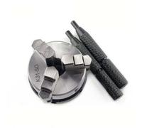Lathe Chuck, 3/4 Jaws Steel Wood Lathe Chuck 50mm 63mm Manual Self-Centering Metal Tools(K01-50)