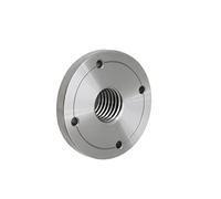 Lathe Chuck, 3 Inch 75mm Flange Faceplate Wood Lathe Chuck M33 X 3.5 / M18 X 2.5/1'' X 8 TPI Thread Face Plate Woodworking Turning Tools Accessories