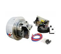 Lathe Chuck 3 Jaw Hollow Air Rotary Chuck 6 Inch for Lathes Pneumatic Fixture Tools