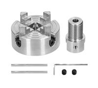 Lathe Chuck 3 Jaws/4 Jaws Manual Self-Centering Mounting Bolt for Grinding Milling Turning Machine Tool(4 jaws-8mm)