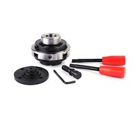 Lathe Chuck, 4 Inch C-Type 4-jaw Self-Centering Woodworking Chuck, Woodworking Machinery Accessories with M33*3.5 and 1-8TPI Thread, for Grinding Machines Milling Machines (Size : M33*3.5)