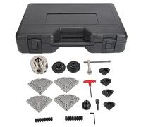 Lathe Chuck 4 Jaw Adjustable Alloy Steel Wood Turning Chuck Set with Thread Adapter for Grinder Milling Drilling Machine 3.75in Diameter 1INx8TPI Thread