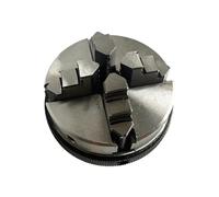 Lathe Chuck 63mm 4 Jaw Wood Chuck K02-63 Mini Chuck 4 Jaw Self-Centering Chuck for Wood Lathe Machine