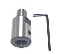 Lathe Chuck, 8/10/12/14/15/16/19mm Lathe Chuck M14*1 Stainless Steel Connector Bushing Adapter, Suitable for K01-50/63 K02-50/63 Lathe Chuck, for Grinding Machines Milling Machines (Size : 8-M14*1mm