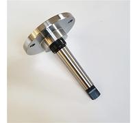 Lathe Chuck, 80mm/100mm MT2 MT3 Three-jaw Chuck Connecting Plate Machine Lathe Tool(MT2-80mm Flat Tail)