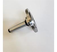 Lathe Chuck, 80mm/100mm MT2 MT3 Three-jaw Chuck Connecting Plate Machine Lathe Tool(MT3-100mm Round Tail)