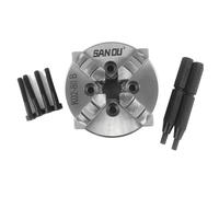 Lathe Chuck 80mm 4 Jaw Lathe Chuck K02-80 Mini Wood Chuck Manual Chuck for Wood Lathe