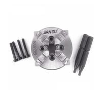 Lathe Chuck 80mm SANOU 4 Jaw Lathe Chuck K02-80 Mini Wood Chuck Manual Chuck for Wood Lathe