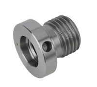 Lathe Chuck Adapter, Metal Lathe Headstock Spindle Adapter 33mm to 25mm Thread Black for Wood Lathe Chuck