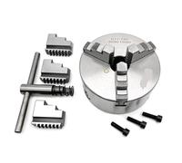 Lathe Chuck Chuck 130MM Metal Lathe 3 Jaw Self-Centering K11-130 Manual Scroll