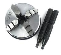 Lathe Chuck, Chuck Connecting Rod M14*1 Suitable for K01-50/63 K02-50/63 Mini Lathe CNC Bench Parts Machine(K02 63 Chuck)