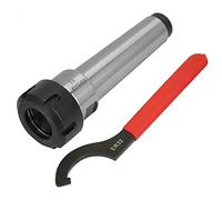 Lathe chuck,Collet Chuck Holder, MT4 ER32 M16 Carbon Steel Collet Chuck Tooling Holder CNC Milling Lathe Tool with Wrench for Various Types of Drilling and Milling Machine, Spindle Morse Taper Machine