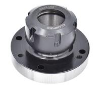 Lathe Chuck ER16 ER25 ER32 ER40 ER50 100mm 80mm Mini Spindle Flange Four Axis Cartridge Collet Fixture for CNC Tools Accessories(ER40-D100 (7Hole))