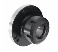 Lathe Chuck ER16 ER25 ER32 ER40 ER50 100mm 80mm Mini Spindle Flange Four Cartridge Collet Fixture for Tools Accessories Accuracy 0.005mm(ER32-D100 (3 Holes))