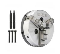 Lathe Chuck K01 50 63 80B 100B Self-Centering Mini Lathe Chuck 3 Jaw Wood Lathe Tool (Color : K01 80B)