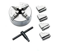Lathe Chuck, K01-50 Lathe Chuck Three Jaw M14*1 Connecting Rod for K01-50/63/80/100 Self-Centering Mini DIY Metal Wood Tools,M14-12Mm