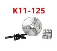 Lathe Chuck K11-125 Three Jaw Self-Centering Chuck 125mm Scroll Chuck 5'' Jaw Chuck with Harden Steel for Mini Lathe