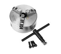 Lathe Chuck K11-130 Three Jaw Self-Centering Chuck 130mm Scroll Manual with Harden Steel