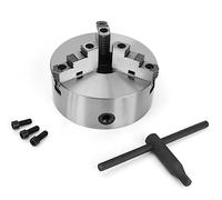 Lathe Chuck, K11-160A 3-Jaw Lathe Self-Centering Chuck with 3-M8 Mounting Thread, for Grinding Machines Milling Machines