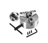 Lathe Chuck K11-160A K11-200A K11-250A 3-Jaw Self-Centering Reversible Jaw for CNC Grinding Milling Drilling Machine Lathe Accessories(K11-200A 8 inch)